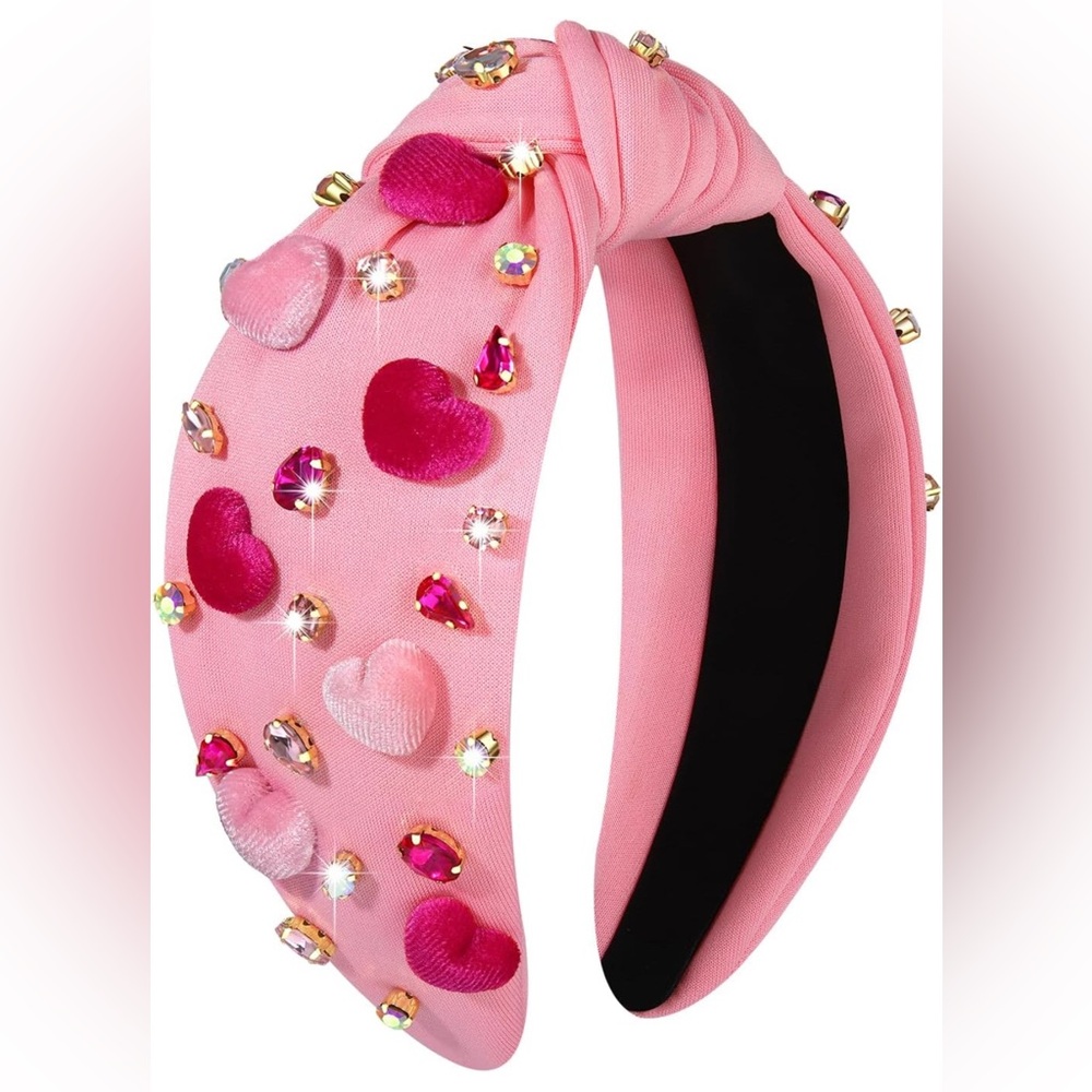 New Valentine’s Day Headband for Women Love Heart Headband